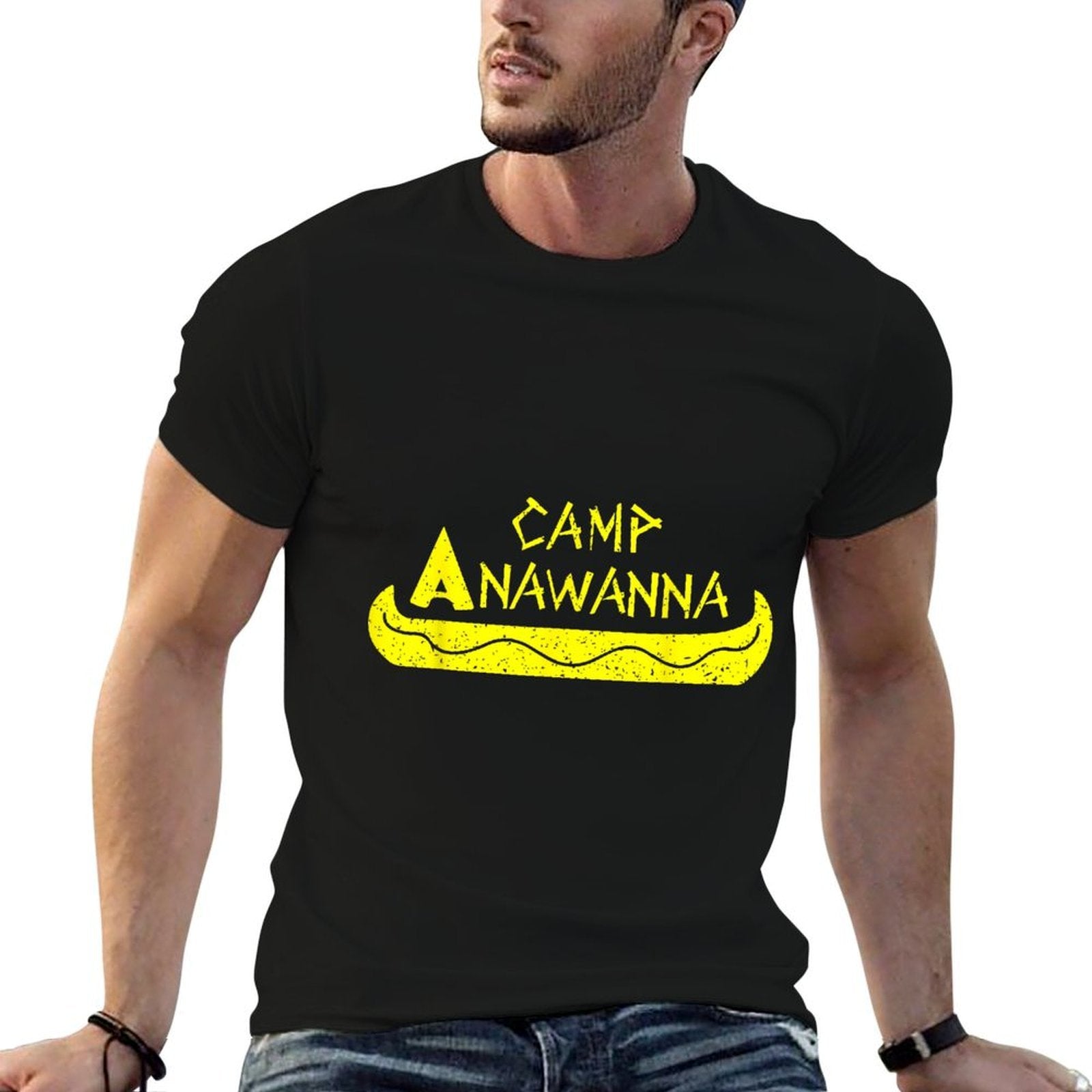 Camp Anawanna Vintage  Slim-fit Cut T-Shirt