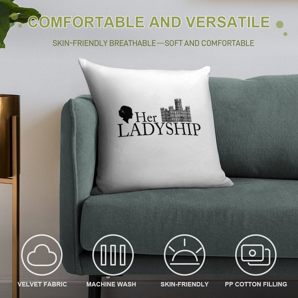 Her Ladyship Soft Bedroom Essential Throw Pillow