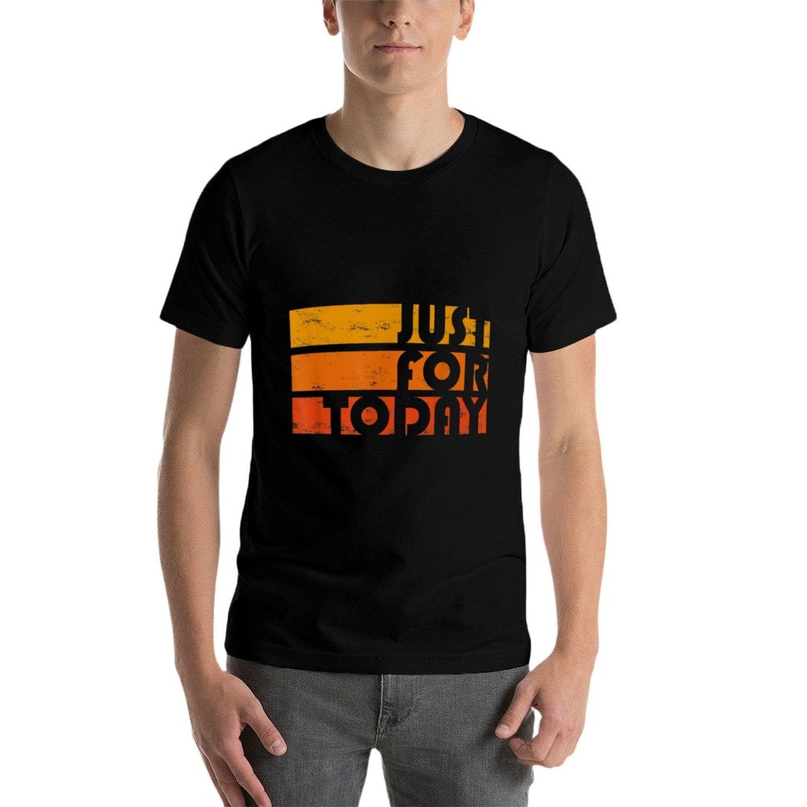 Just For Today Narcotics AA NA Clean And Sober Anniversary  Graphic-printed T-Shirt