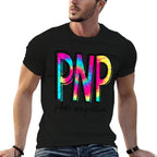 Funny Tie Dye PNP Pediatric Nurse Practitioner Week Gifts  Vintage-inspired T-Shirt