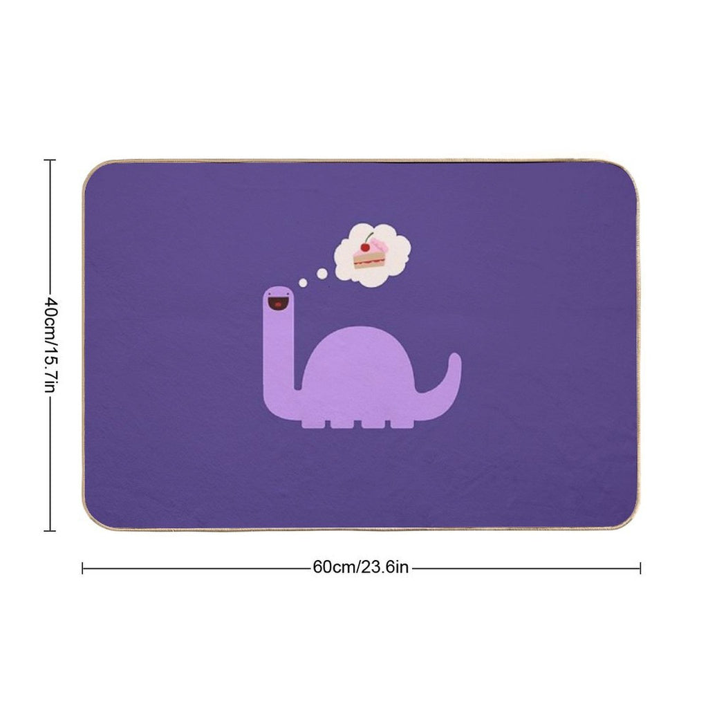 Cake-o-saurus Purple  High-Traffic Bath Mat
