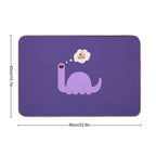 Cake-o-saurus Purple  High-Traffic Bath Mat