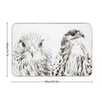 Falcon And Hawk  Dirt-Trapping Bath Mat