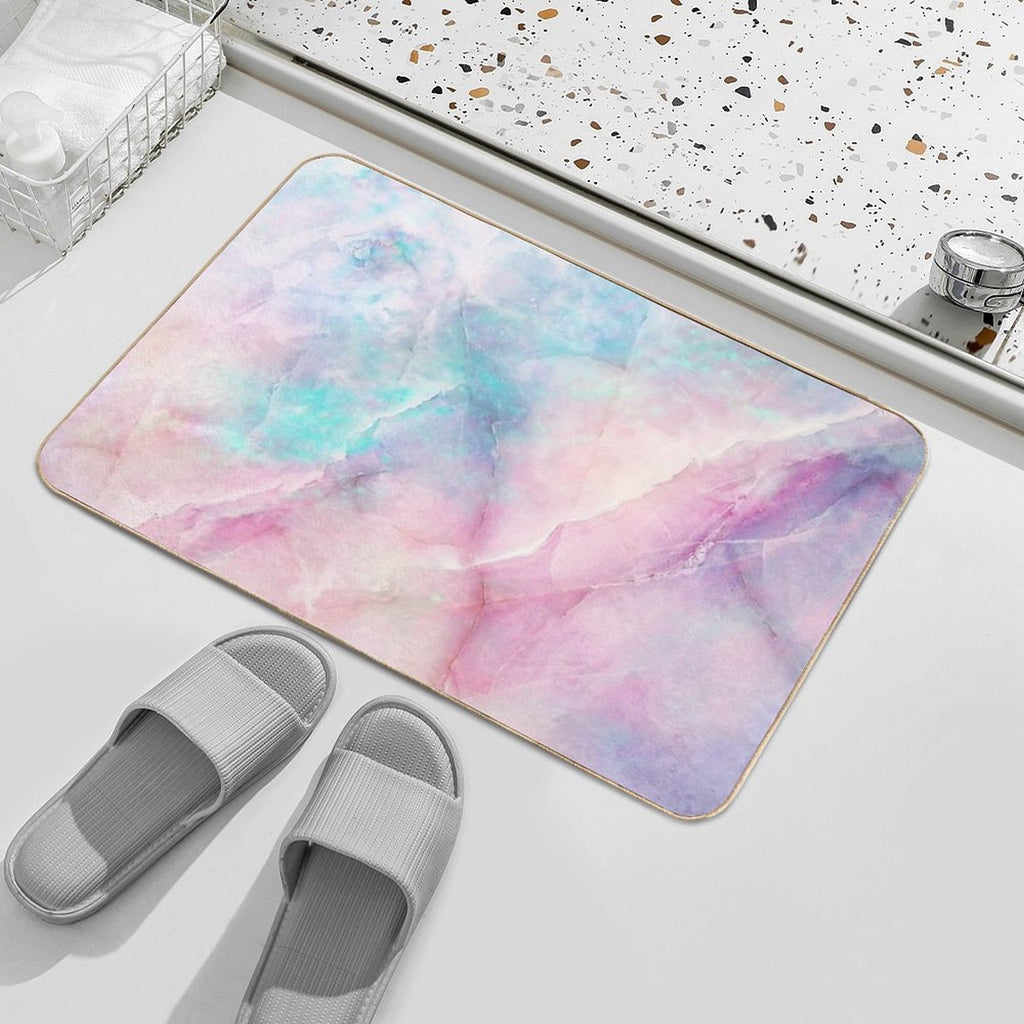Iridescent Marble  Eco-Friendly Bath Mat