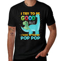 Kids I Try to Be Good But I Take after Pop Pop Boys Girls  Polyester Blend T-Shirt