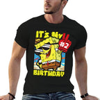 Mademark X SpongeBob SquarePants - SpongeBob 2nd Birthday It’s My Second Birthday Gift Boy Girl  Relaxed-fit T-Shirt