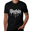 Funny Gay Mens Muscle Gym Bro - Protein Shake Brotein  Fade-proof Color T-Shirt