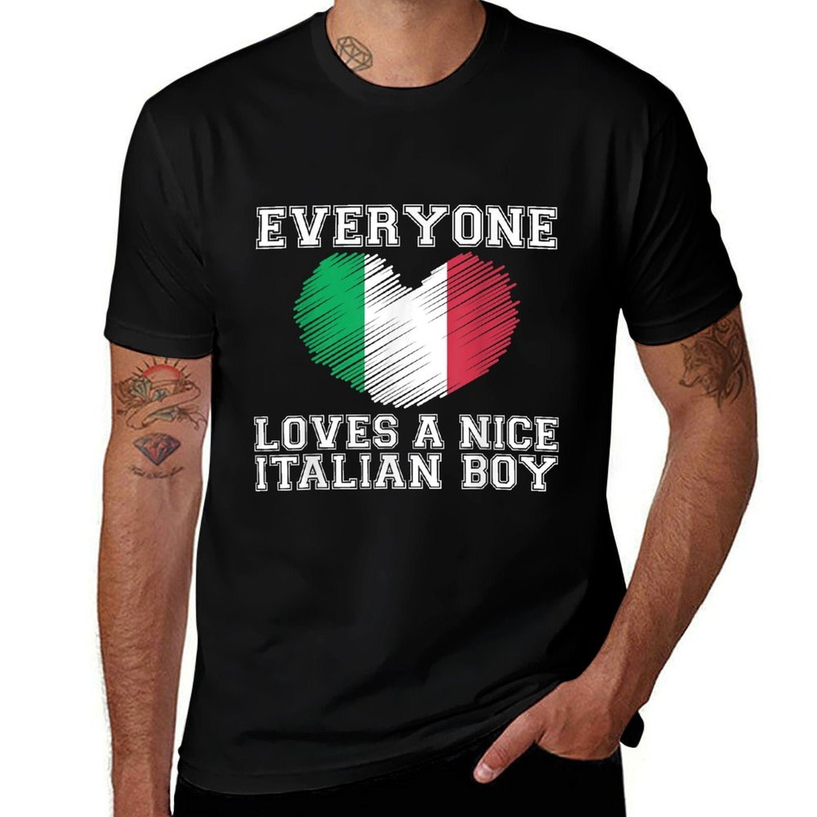Everyone Loves A Nice Italian Boy Italy Gift Idea  Classic T-Shirt