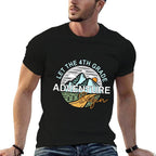 Let The 4th Grade Adventure Begin Back To School Funny  Classic T-Shirt