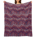 Buffalo ZigZag Pattern Gift-ready Throw Blanket