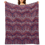 Buffalo ZigZag Pattern Gift-ready Throw Blanket