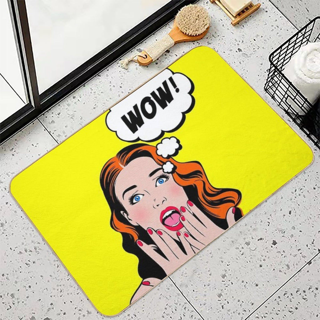 Pop Art 5  Non-Slip Bath Mat