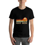 Vintage Powered By Root Beer Funny Drinking  Odor-resistant T-Shirt
