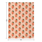 Cute Peach Multi-functional Throw Blanket