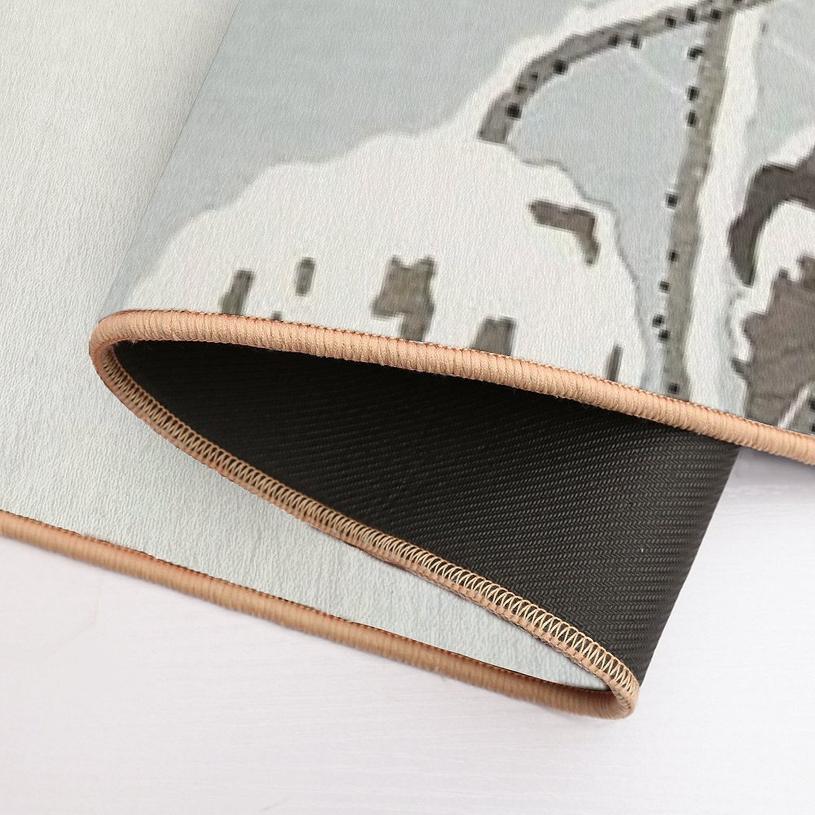 Japanese Woodblock Print of  Two Mallards  by Ohara Koson  Long-Lasting Bath Mat