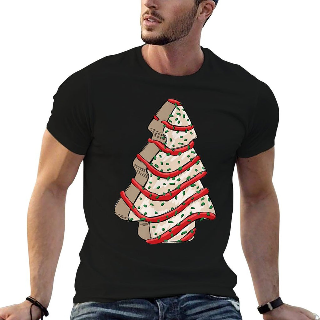 Christmas Tree Frosting Frosted Cake Debbie Snack  Fade-proof Color T-Shirt