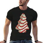 Christmas Tree Frosting Frosted Cake Debbie Snack  Fade-proof Color T-Shirt