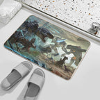 ARK Extinction Dino Fight  Repositionable Bath Mat