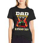 Dad of The Birthday Boy, Your Funny Monster Truck Birthday  Quick-drying T-Shirt