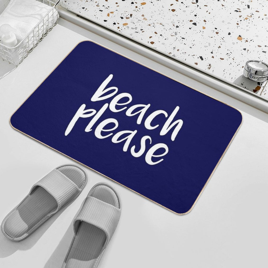 Beach  Dirt-Trapping Bath Mat