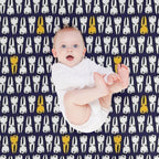 Gold Tooth Durable Throw Blanket