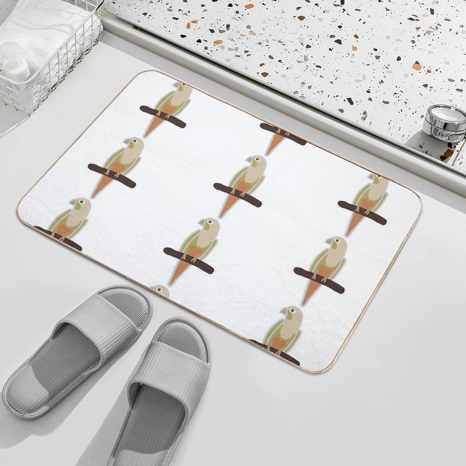 Pineapple Conure  Versatile Bath Mat