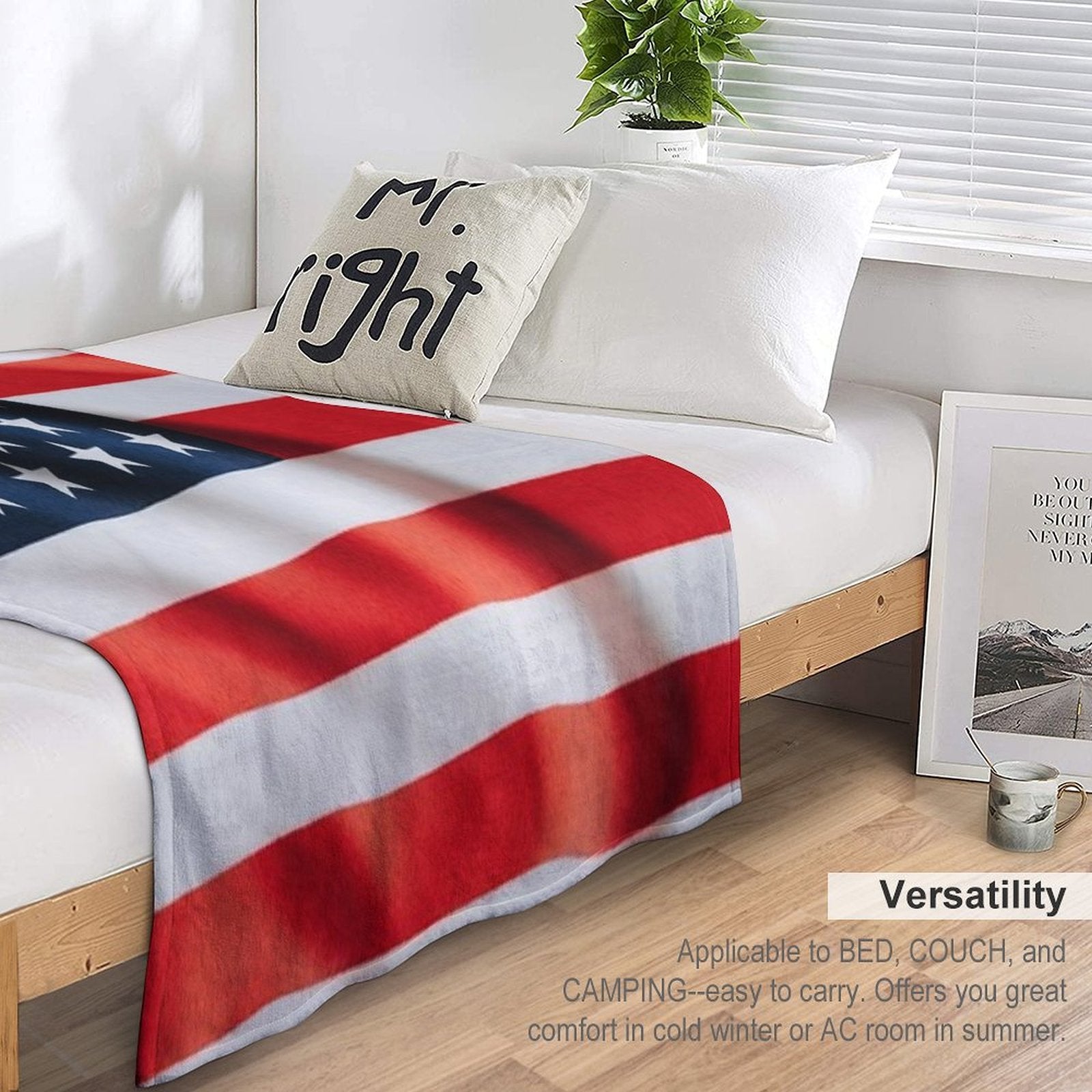 4th of July Compact Throw Blanket