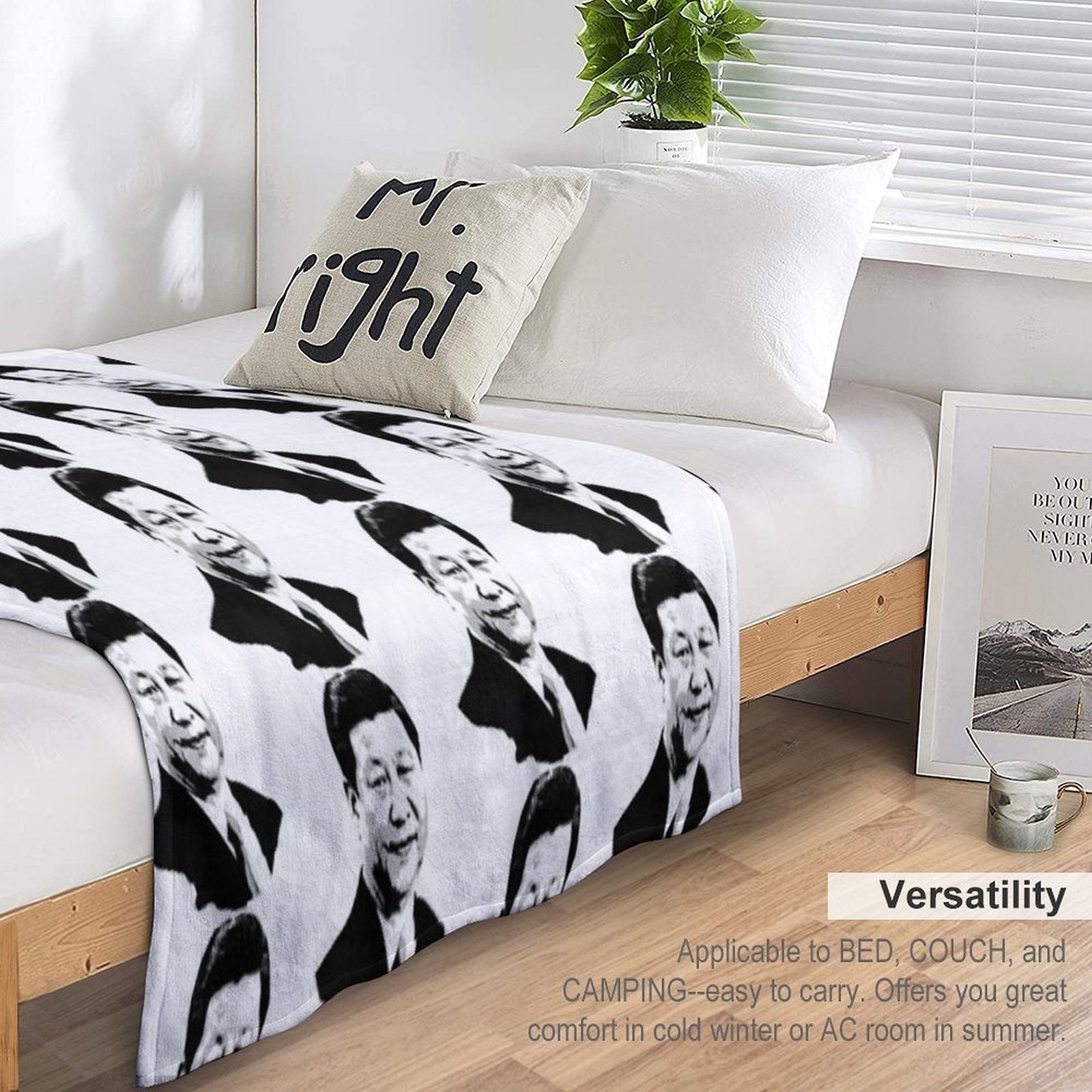 Xi Jinping Premium Throw Blanket