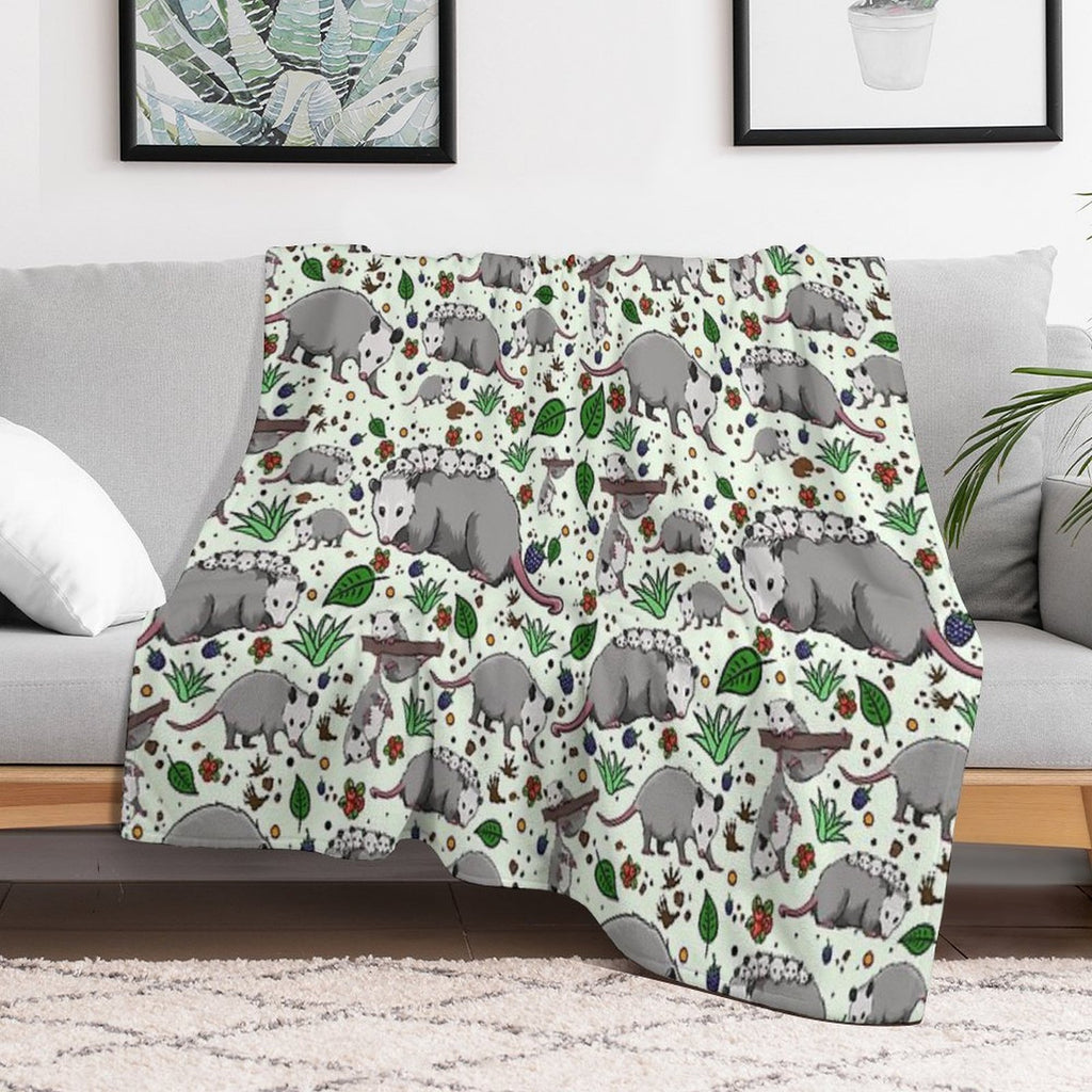 Cute Opossum,possum Comfort Throw Blanket