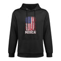 USA Merica Flag for Patriotic Independence Day 4th of July Durable Construction Hoodie