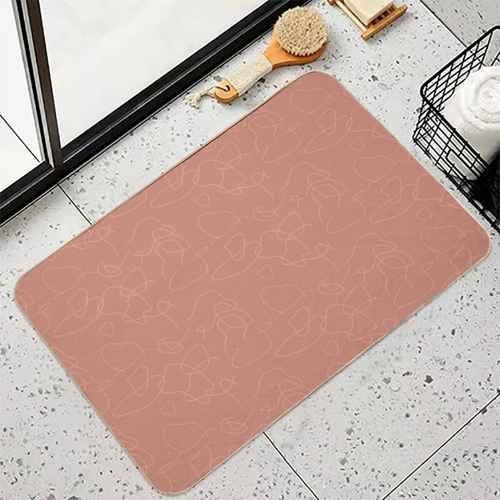 Doodles  Slip-Resistant Bath Mat
