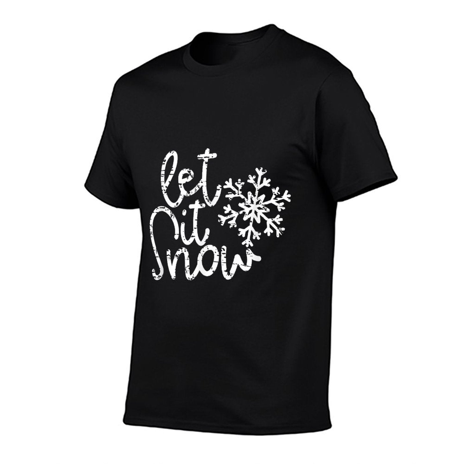Let It Snow Christmas Snowflake  Relaxed-fit T-Shirt