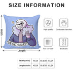 Sans. Soft Ultra-Soft Texture Throw Pillow