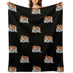 Shiba Inu Velvety-soft Throw Blanket