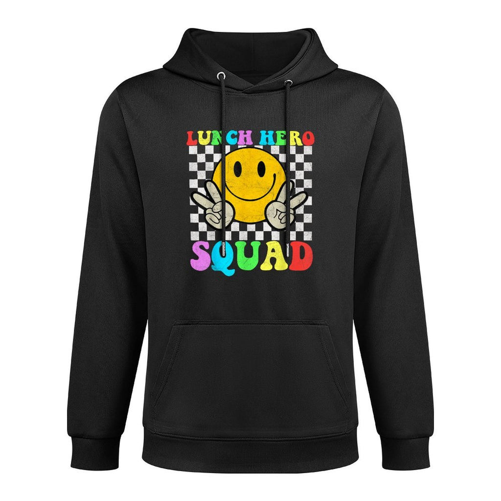 School Lunch Hero Squad Cafeteria Workers Machine Washable Hoodie