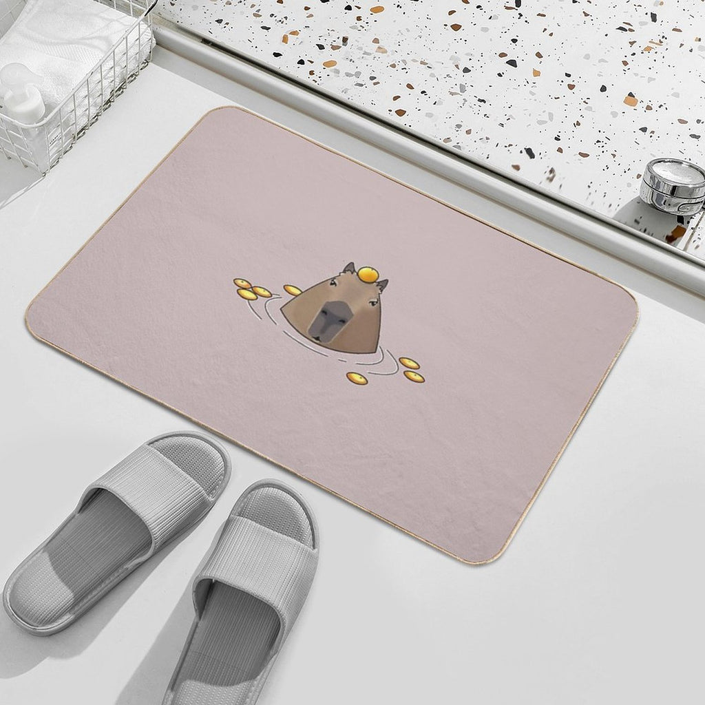Capybara  Non-Slip Bath Mat