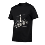 St Augustine Florida Lighthouse Vintage Artwork  Stretchy T-Shirt