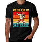 Bruh Im In 3rd Grade Dabbing Boy First Day Of Third Grade  Quick-drying T-Shirt