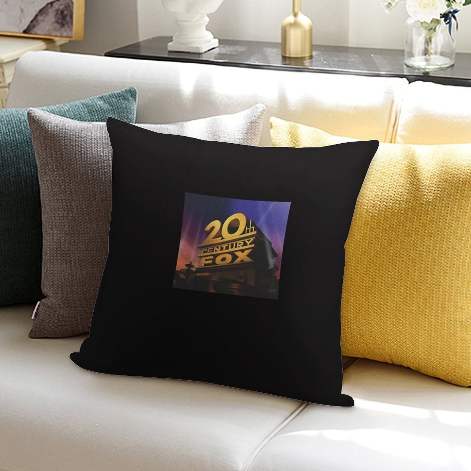 20th Century Fox Classic T-Shirt Soft Home Decor Throw Pillow