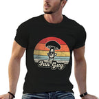 Vintage Fun Guy Fungi Funny Mushroom Fungus Humor  Eco-friendly Material T-Shirt