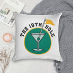 Golf 19th Hole Soft Luxury Feel Throw Pillow