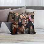 Jonathan Bailey Collage Soft Home Decor Throw Pillow