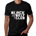 Black Belt Club - Karate Black Belt  Oversized Silhouette T-Shirt