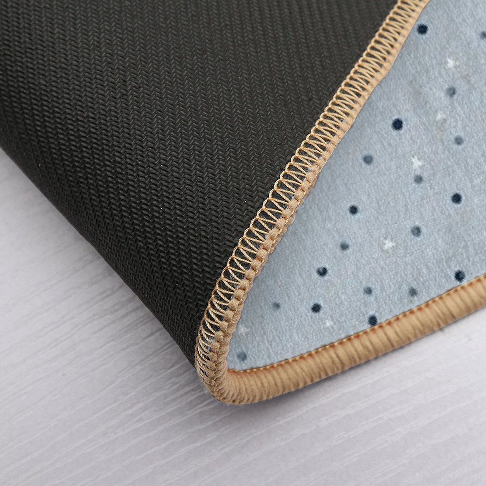 Blue Dots And Stars  Non-Slip Bath Mat