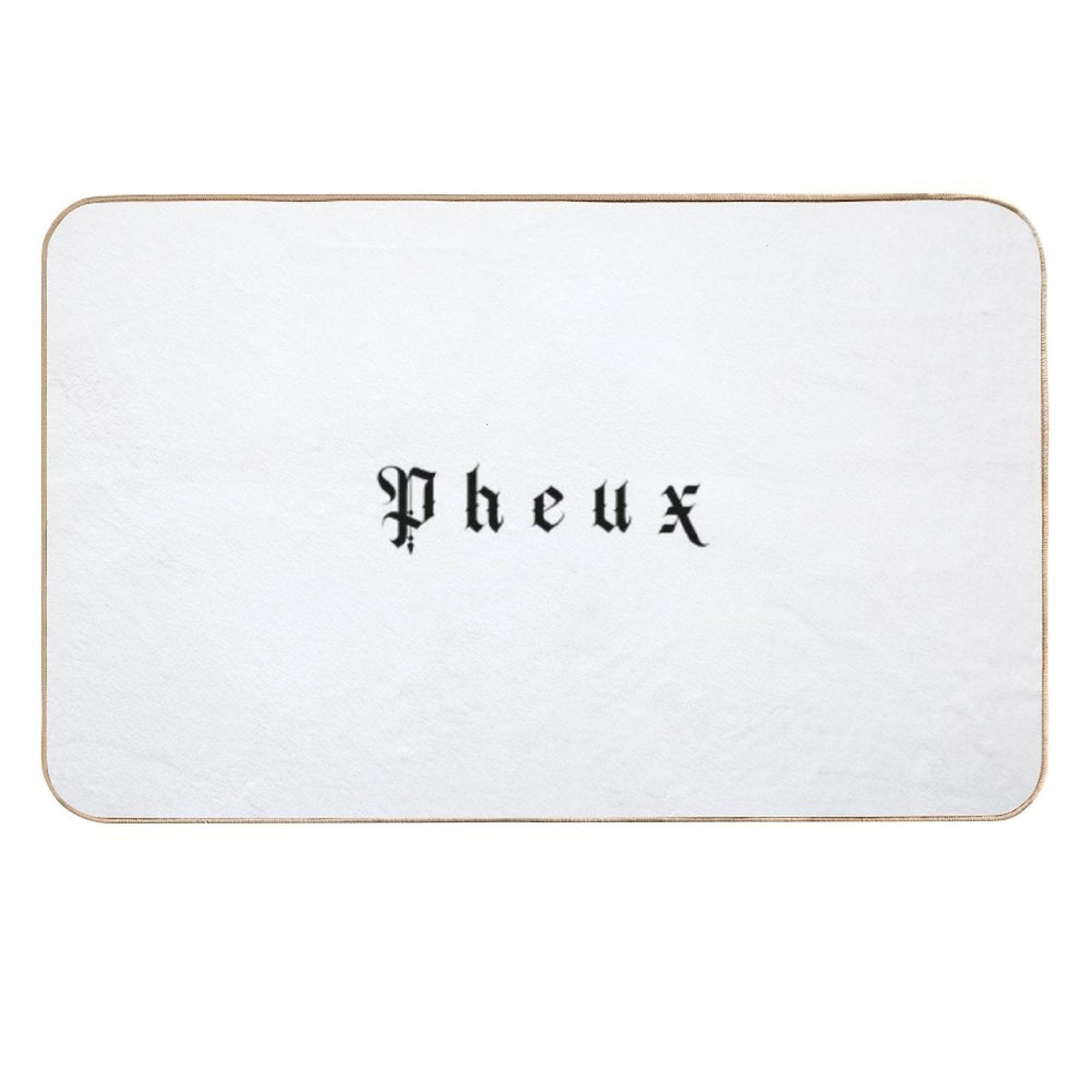 Pheux Typo  Multi-Purpose Bath Mat