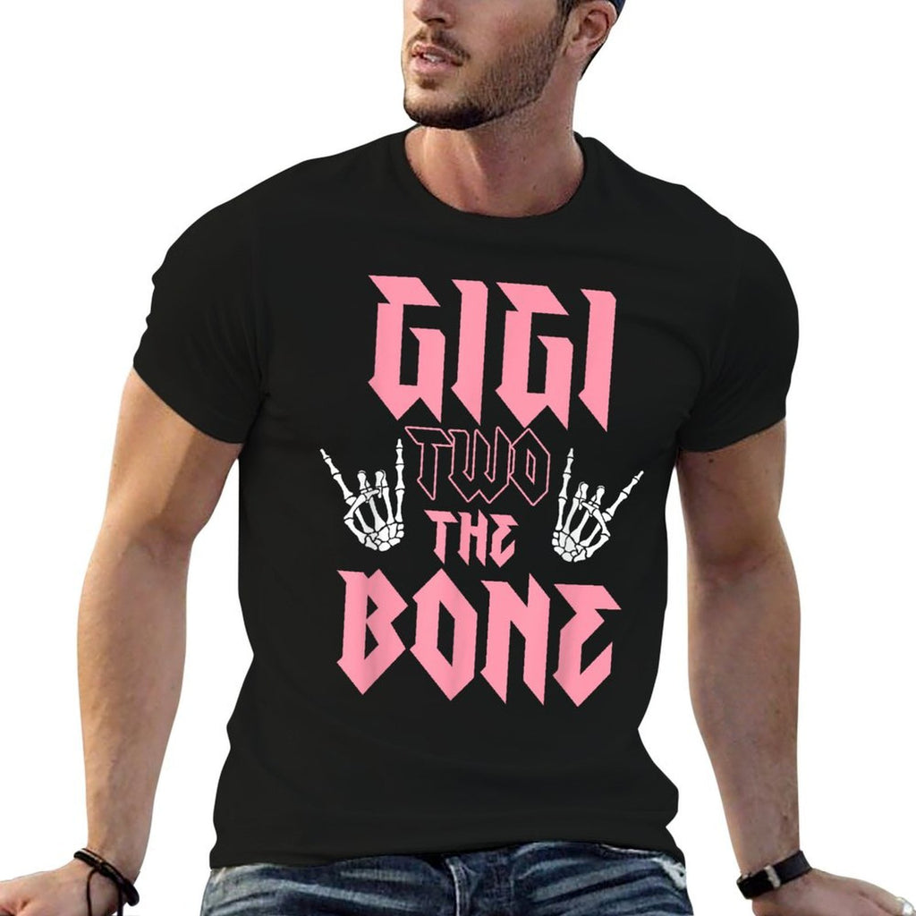Gigi Two The Bone Birthday 2 Years Old Birthday Girl  Lightweight T-Shirt