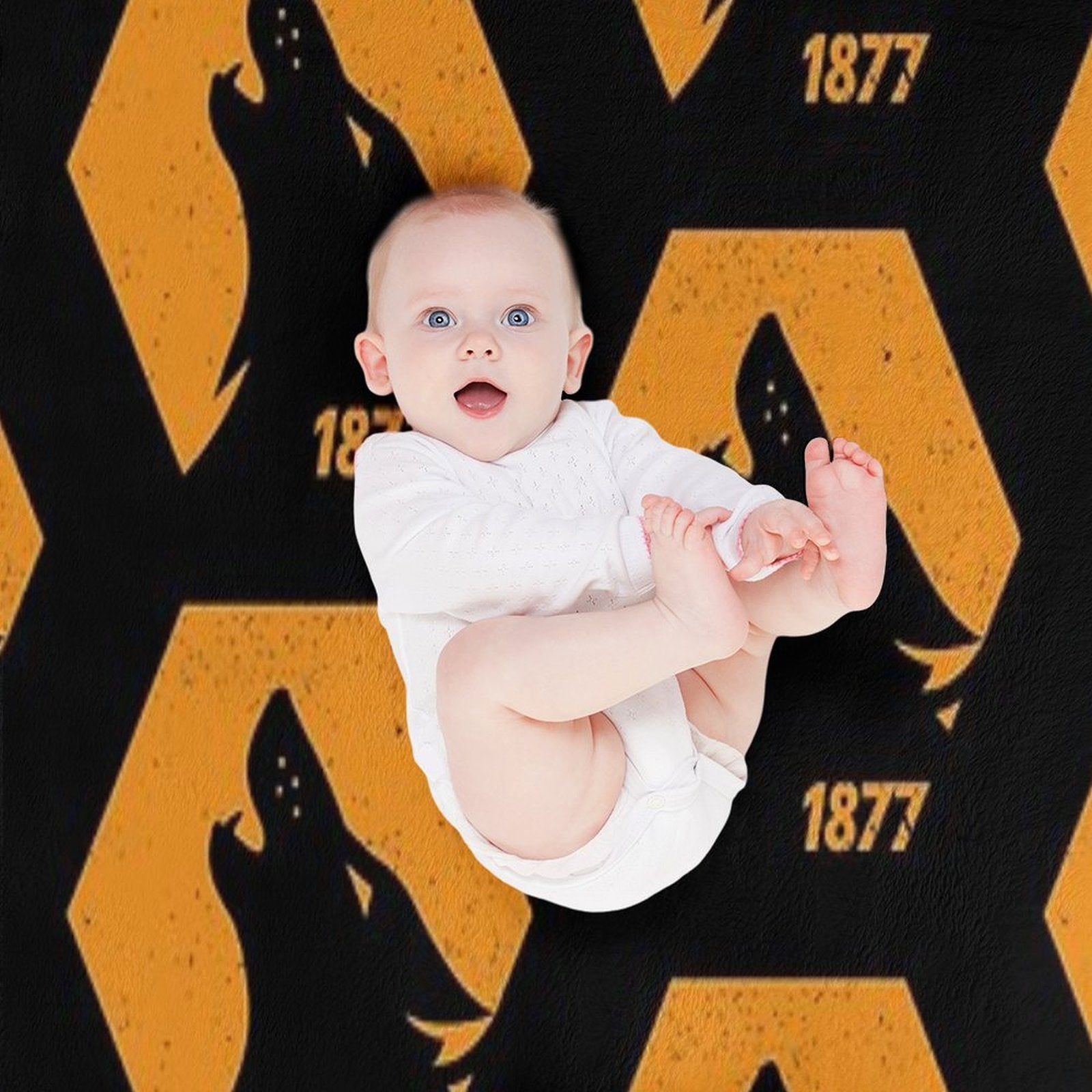 1877 Gold Anti-pilling Throw Blanket