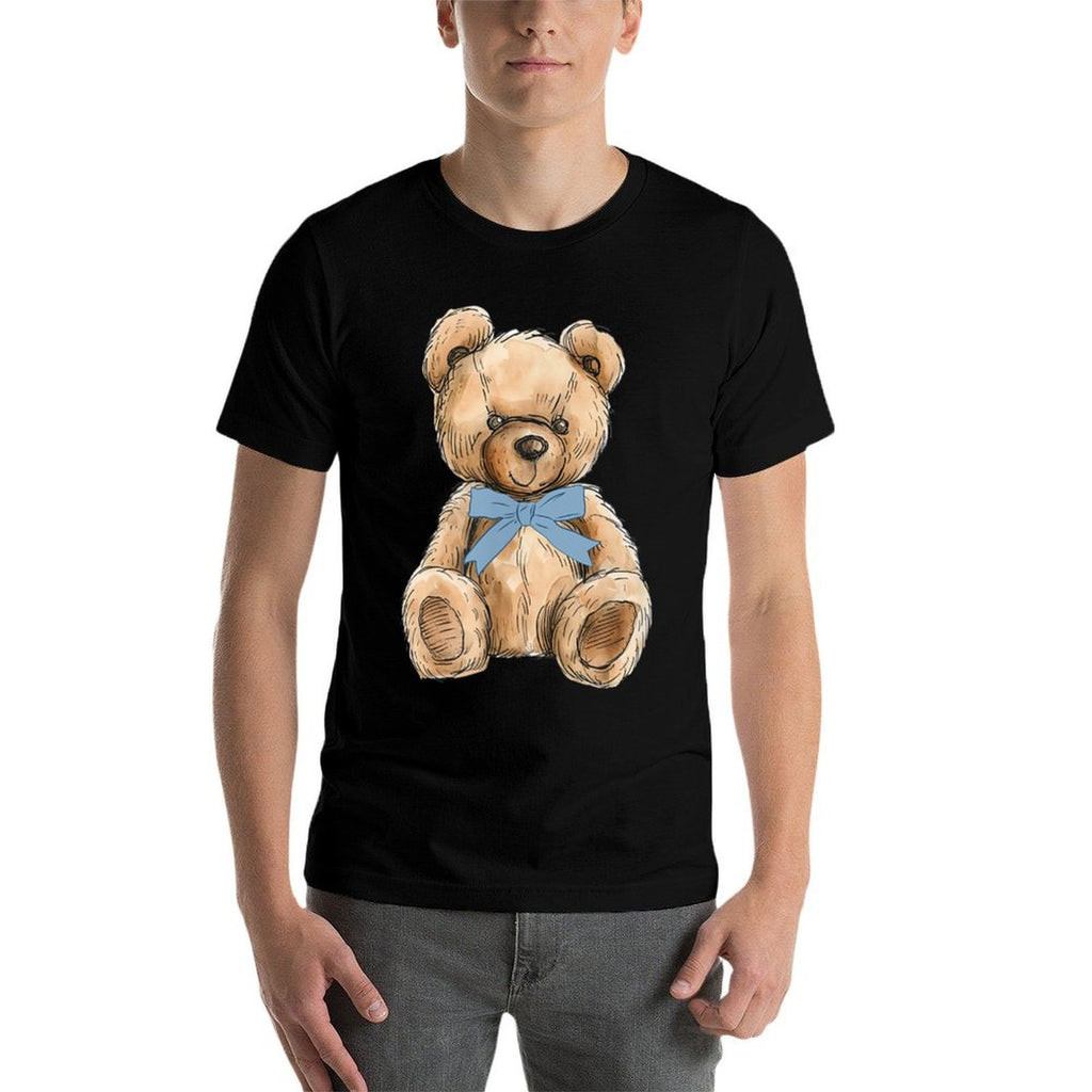 Teddy Bear Preppy Aesthetic Cute Gifts Forns Coquette  Slim-fit Cut T-Shirt