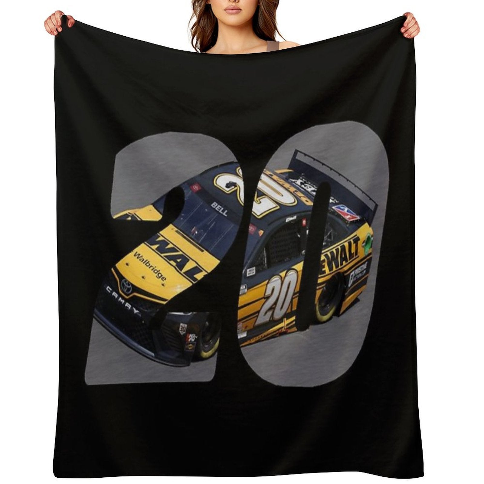 Christopher Bell Car 20 Machine-washable Throw Blanket