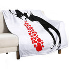 Love Sick Banksy Stencil Easy Care Throw Blanket